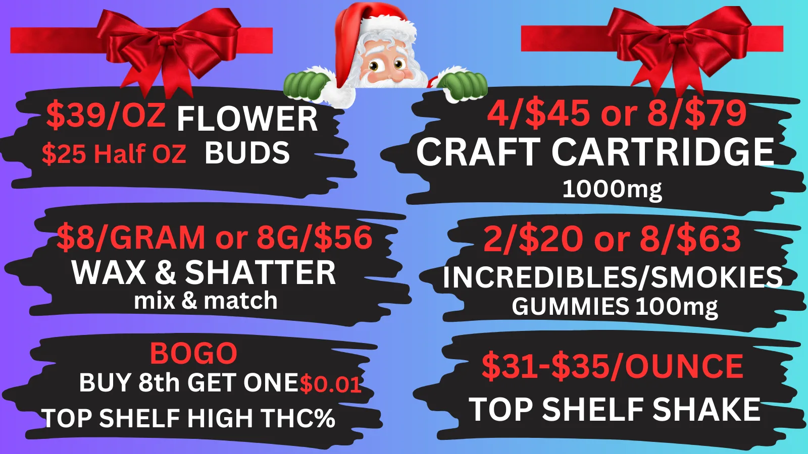 Deal 22: $39/Oz Flower Indoor Ounces